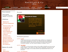 Tablet Screenshot of editions-magellan.com